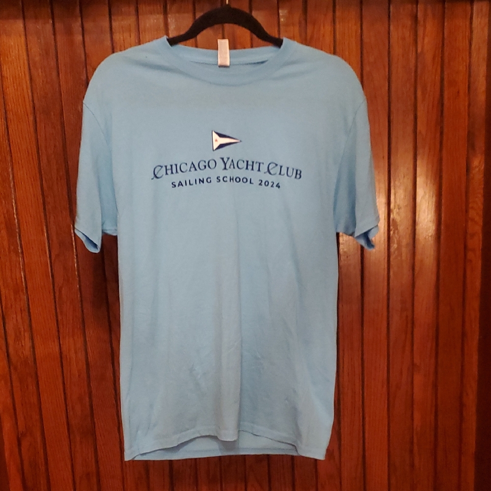 Jerzees Blue Chicago Yacht Club T-Shirt
